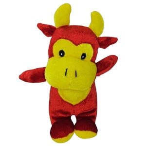 Toymax peek a boo  Cow Plush Toy Toymax Red And Yellow Plush